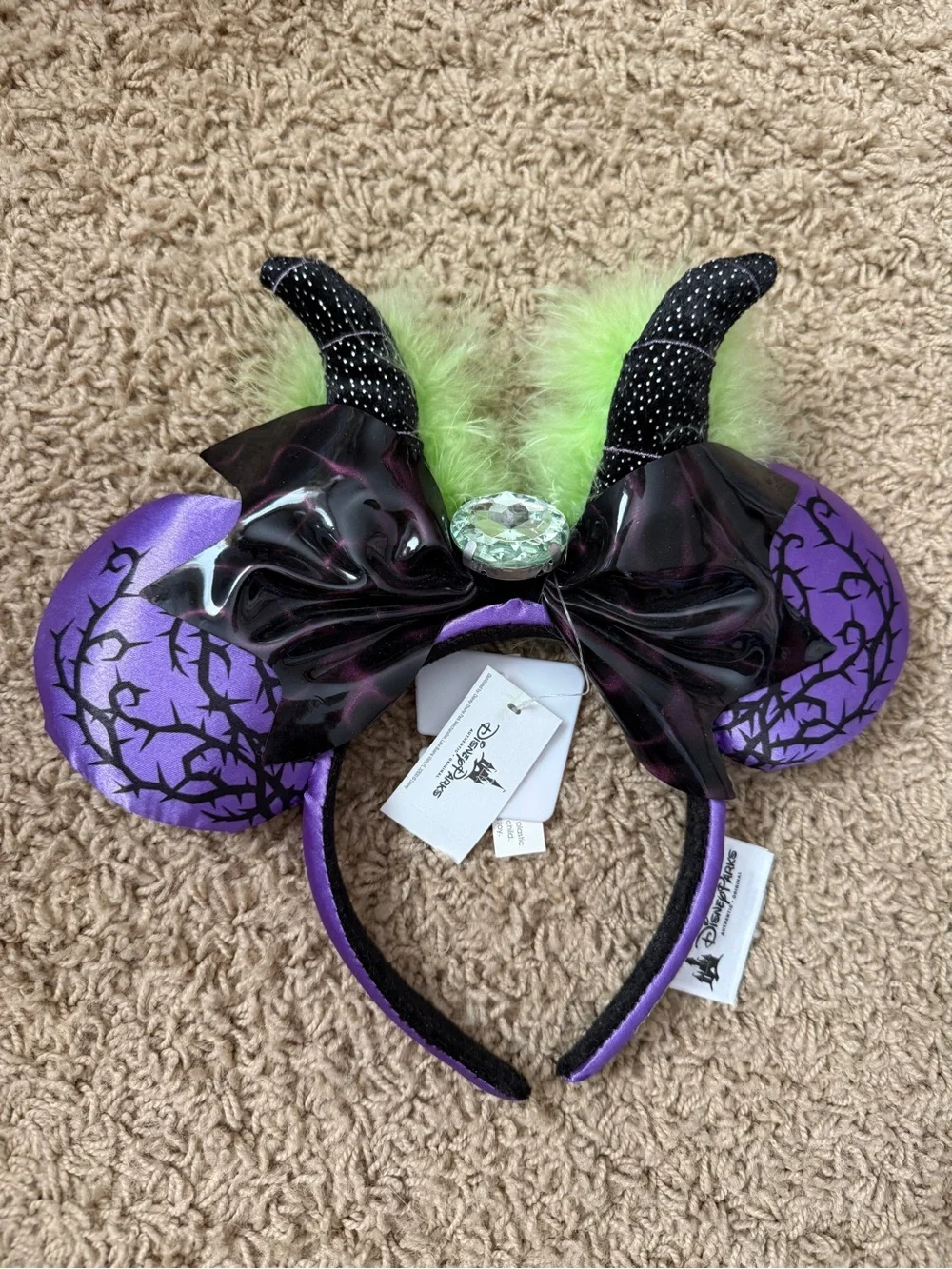 Disney Maleficent DisneyParks NWT Mickey Ears Headband RARE